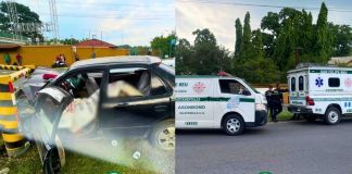 Accidente en ruta Cito Zarco deja dos fallecido y una persona herida