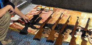 Armas de alto calibre son incautadas en Aduana Santo Tomás de Castilla tras inspección con rayos X. Foto La Hora: SAT.