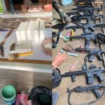 Desmantelan narcolaboratorio y decomisan armas de alto calibre en San Marcos. Foto La Hora: Ejército de Guatemala.