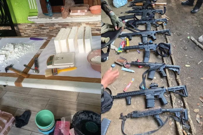 Artes LH (47) Desmantelan narcolaboratorio y decomisan armas de alto calibre en San Marcos. Foto La Hora: Ejército de Guatemala.