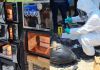 Costales con más de Q1 millón, caballos y 32 vehículos: los hallazgos del narcolaboratorio en zona fronteriza. Foto La Hora: PNC.