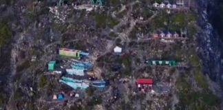 Conap denuncia construcción ilegal de cabañas en zona protegida del Volcán de Acatenango Conap denuncia construcción ilegal de cabañas en zona protegida del Volcán de Acatenango. Foto La Hora: Captura.