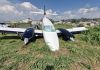 Aeronave sufre excursión de pista en aeródromo de Cobán; no reportan fallecidos. Foto La Hora: DGAC.
