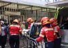 Las dos personas heridas fueron trasladadas al Hospital General San Juan de Dios por los Bomberos Municipales. Foto La Hora: BM