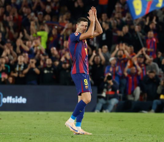El FC Barcelona, en el último partido del polaco Robert Lewandowski en el Spotify Camp Nou, venció 3-1 al Betis.
