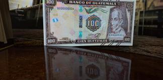 Billete conmemorativo de Q100