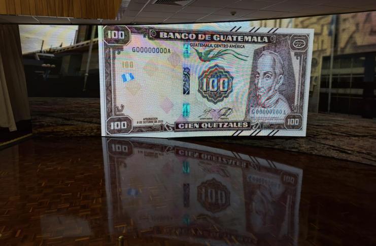 Billete conmemorativo de Q100