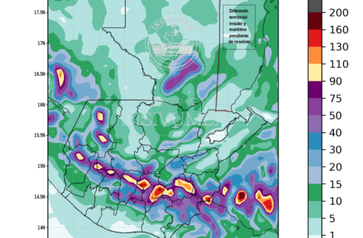 Calor y lluvias se esperan para este jueves 28 de mayo, advierte el Insivumeh