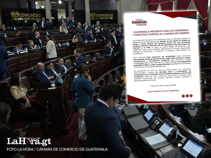 Las cámaras empresariales han solicitado al Congreso aprobar la iniciativa de ley antilavado para combatir al crimen organizado y proteger la economía.