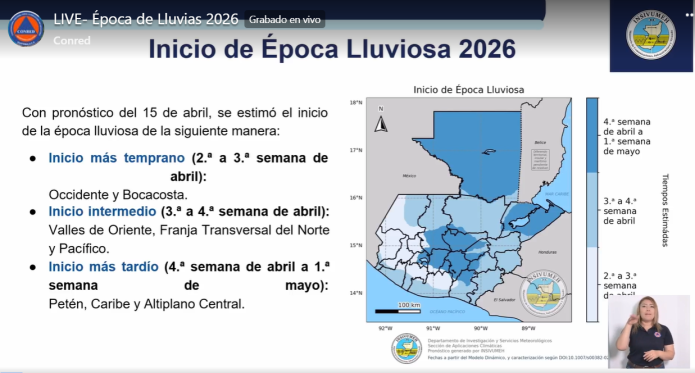inicio época de lluvias