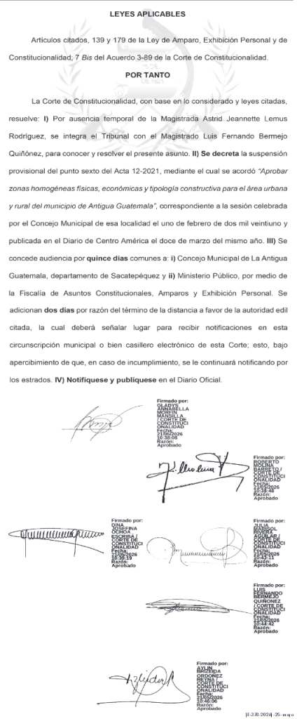 resolución de la CC 1840-2026