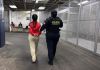 Captura de presunta extorsionista en la zona 18 capitalina. Foto La Hora: PNC