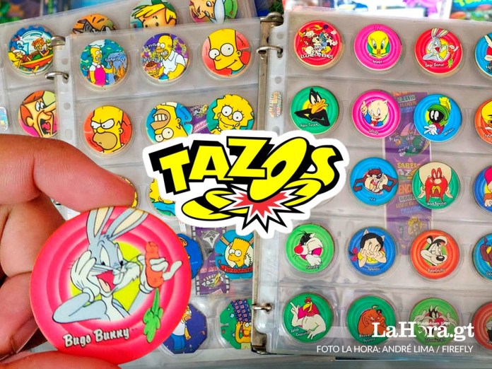Imagen ilustrativa de una colección de Tazos. Arte La Hora: Alejandro Ramírez