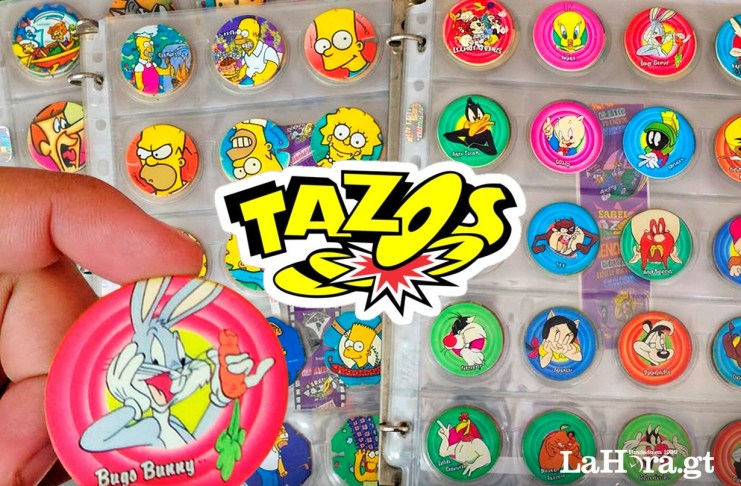 Imagen ilustrativa de una colección de Tazos. Arte La Hora: Alejandro Ramírez