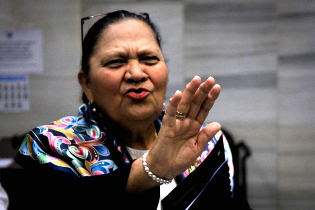 La ex fiscal general Consuelo Porras está vetada de 44 países del mundo tras sus acciones dentro del MP. Foto La Hora: Daniel Ramírez.