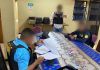 Coordinación de captura de agentes de la PNC por falsedad ideológica. Foto La Hora: MP