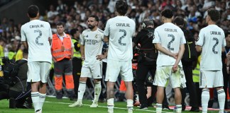 Dani Carvajal se despidió este sábado del Real Madrid. Foto La Hora: EFE