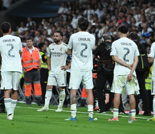 Dani Carvajal se despidió este sábado del Real Madrid. Foto La Hora: EFE
