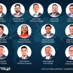 Los 13 diputados que gastaron en viáticos el equivalente a 65 salarios mínimos en 18 días. Diseño La Hora: Roberto Altán.