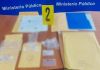 Presuntos documentos falsificados incautados en la zona 13 capitalina. Foto La Hora: MP