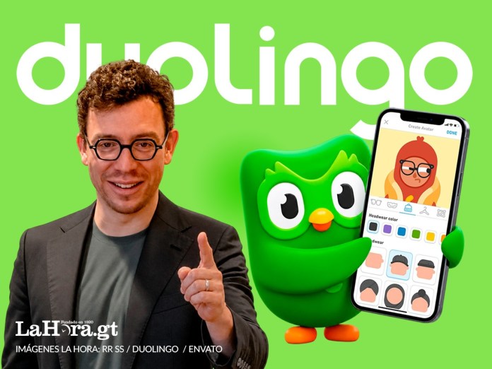 Nueva función llamada “Avatar Suits” en Duolingo. Arte La Hora: Alejandro Ramírez.