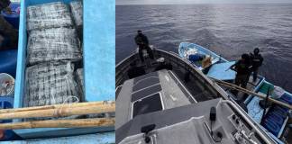 Ejército logra interceptar una embarcación con posibles ilícitos en el Pacífico