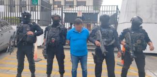 Capturan en Sacatepéquez a Eddie Pineda, extraditable 25 requerido en EE. UU. por narcotráfico. Foto La Hora: PNC.