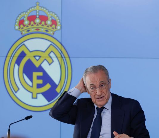 El presidente del Real Madrid, Florentino Pérez, durante su reciente rueda de prensa, habló sobre su futuro en el club, criticó a gran parte de la prensa y arremetió contra el Barcelona por el Caso Negreira.