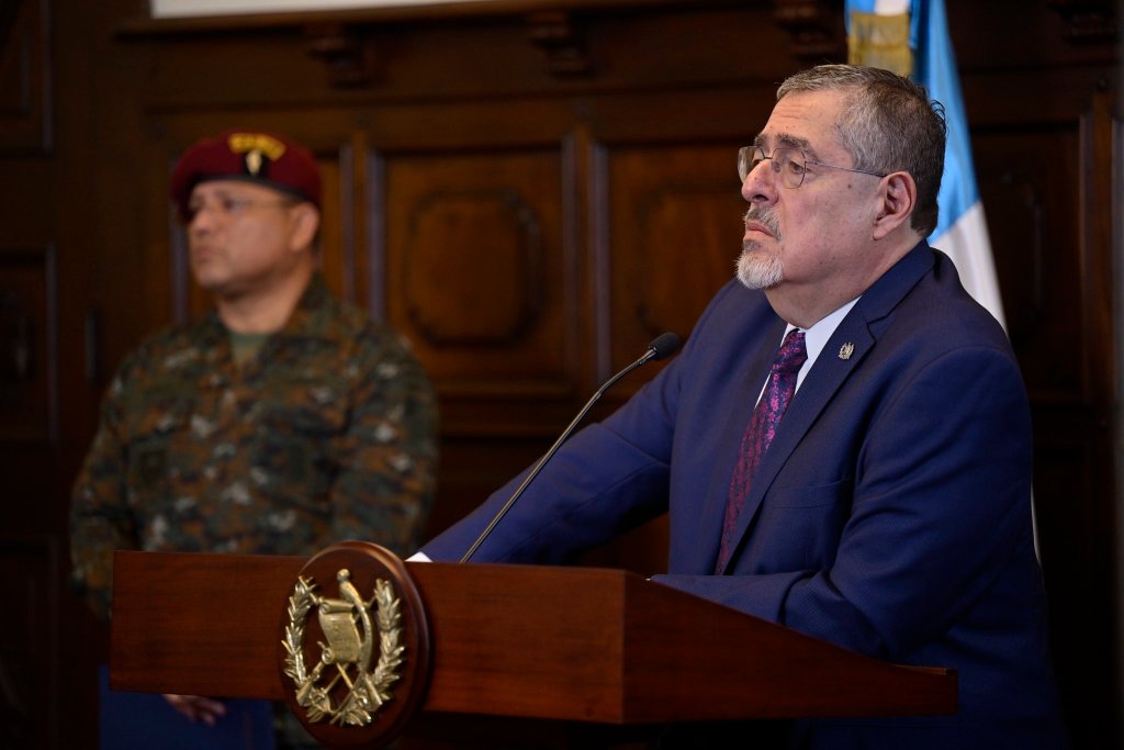 El presidente Arévalo explicó el acuerdo de cooperación con Estados Unidos. Foto La Hora: Gobierno de Guatemala