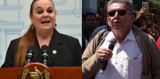 La ministra de Educación Anabella Giracca ha puesto fin a los beneficios del STEG de Joviel Acevedo por medio del pacto colectivo. Foto La Hora: Archivo.