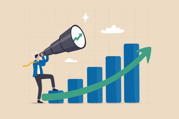Economic,Growth,Forecast,,Gdp,Prediction,Or,Business,Vision,To,Grow El rumbo económico del país pasa por la discusión de varios temas importantes. Arte La Hora: Shutterstock