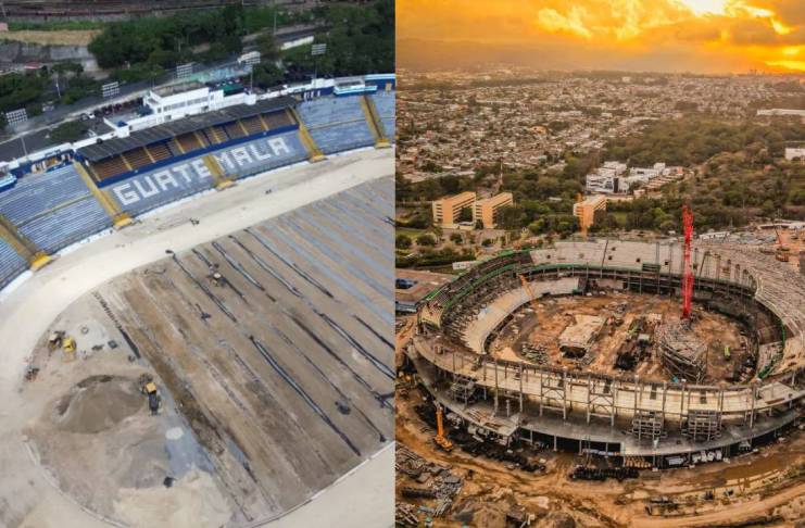 Guatemala a la espera de retomar remodelación del Estadio Doroteo, mientras El Salvador avanza con nueva construcción