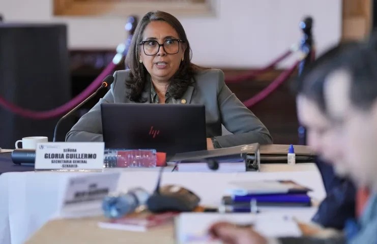 La titular de la Secretaría Nacional de Administración de Bienes en Extinción de Dominio (Senabed), Gloria Guillermo,