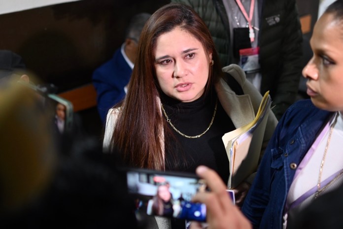 La jefa de la Fiscalía de Delitos contra Operadores de Justicia y Sindicalistas, Leonor Morales. Foto La Hora: Archivo.