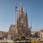 Archivo de la Basílica de la Sagrada Familia en construcción en Barcelona. Foto La Hora: X/ Sagrada Familia
