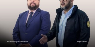 Kelvin René Aguilar Menéndez sustituye a Felipe Sánchez como viceministro Administrativo del Ministerio de Gobernación.