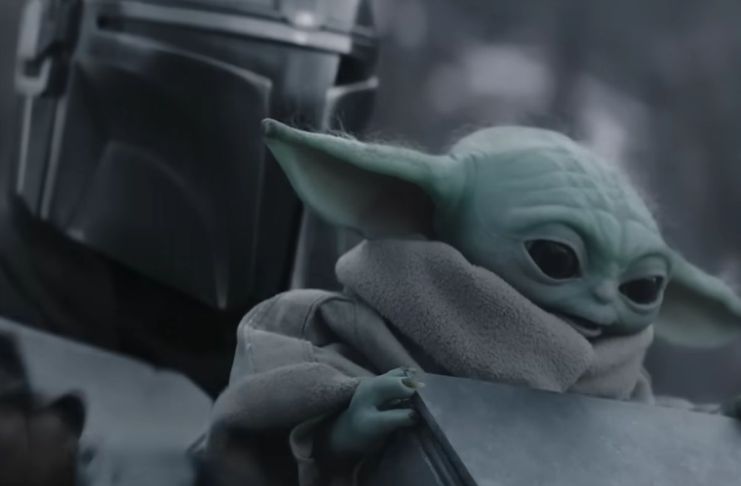 Captura de pantalla del tráiler de "Mandalorian y Grogu". Foto La Hora: Disney