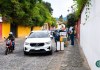 CC frena el cobro por estacionarse en la vía publica en Antigua Guatemala La Municipalidad de Antigua dispone del marbete digital para visitantes. Foto La Hora: Municipalidad de Antigua Guatemala