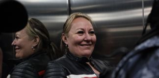 Archivo de María Marta Castañeda Torres siendo trasladada en Torre de Tribunales. Foto: La Hora