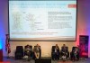Funcionarios, expertos internacionales y representantes del Reino Unido participaron en un foro sobre movilidad urbana en Guatemala.