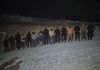 Las fuerzas de seguridad ubicaron a los integrantes de la estructura dedicada aparentemente a robar camiones en un supuesto predio de la ruta al Atlántico. Foto La Hora: PNC