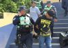 Presuntos asaltabuses capturados durante operativo del Departamento de Tránsito de la PNC. Foto La Hora: PNC