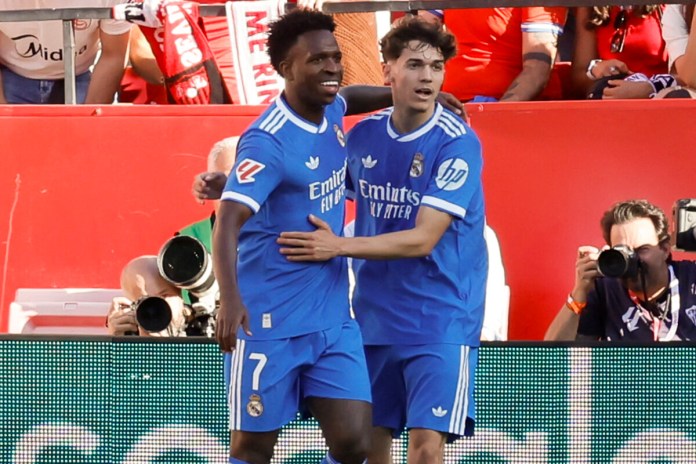 El Real Madrid derrotó 1-0 al Sevilla en su visita al Estadio Ramón Sánchez Pizjuán en la penúltima jornada de LaLiga EA Sports.