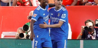 El Real Madrid derrotó 1-0 al Sevilla en su visita al Estadio Ramón Sánchez Pizjuán en la penúltima jornada de LaLiga EA Sports.