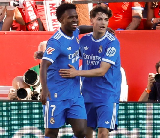 El Real Madrid derrotó 1-0 al Sevilla en su visita al Estadio Ramón Sánchez Pizjuán en la penúltima jornada de LaLiga EA Sports.