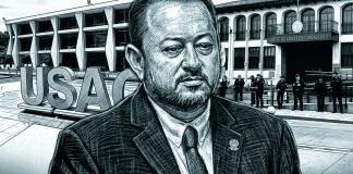 En la foto el rector de la Usac, Walter Mazariegos