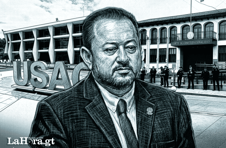 A un mes de finalizar el periodo de rector crece la incertidumbre sobre la democracia en la Usac y el fraude de Walter Mazariegos En la foto el rector de la Usac, Walter Mazariegos