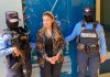 Dejan en libertad a la hija del capo hondureño que utilizaba DPI con identidad falsa en Guatemala Yosary Yasmin Valle Aguilar, hija de Miguel Arnulfo Valle Valle, uno de los exlíderes del cártel del Valle. Foto La Hora: PNC de Honduras.