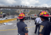 A la altura del kilómetro 42 de la ruta interamericana, deja a una persona herida y otra fallecida. Foto: ASONBOMD