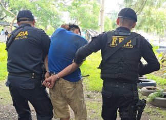 Alias “Shagy” fue capturado en Escuintla luego de ser denunciado por realizar disparos al aire.